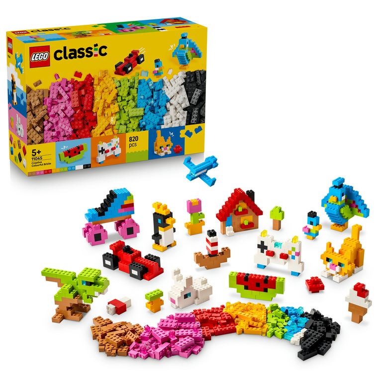 LEGO Classic, Caramizi creative in culori, 11045