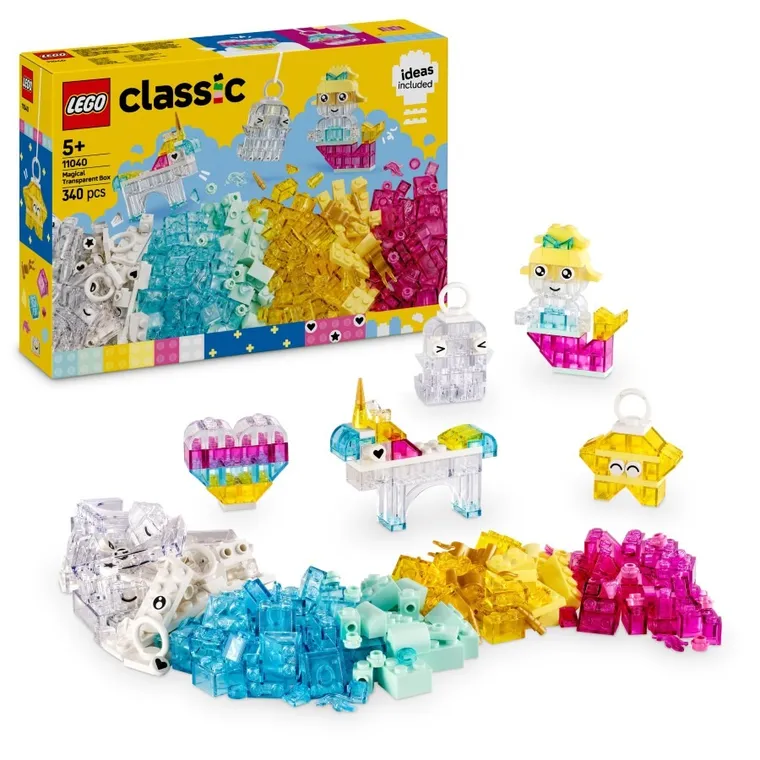 LEGO Classic, Cutie transparenta magica, 11040