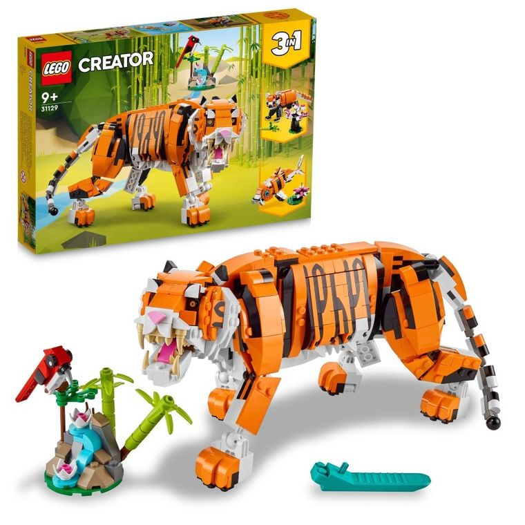 LEGO Creator, 3 in 1 Maretul tigru, 31129 - smyk.ro