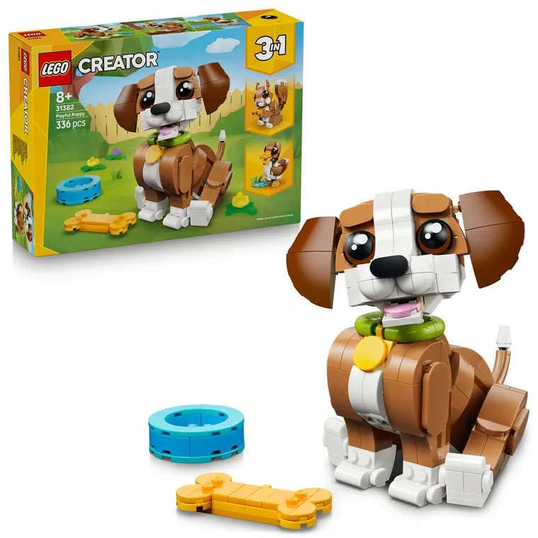 LEGO Creator, Animale adorabile: Catelus jucaus, 31382