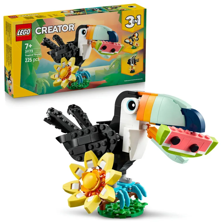 LEGO Creator, Animale salbatice: Tucan tropical, 31173