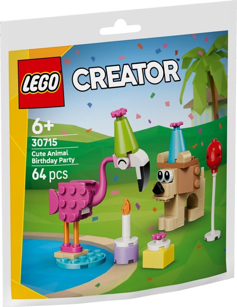 LEGO Creator, Petrecere de zi de nastere cu animalute, 30715