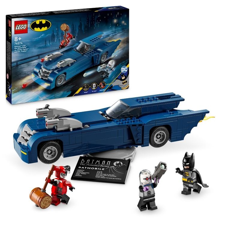 LEGO DC Batman, Batman cu al sau Batmobile vs Harley Quinn si Mr