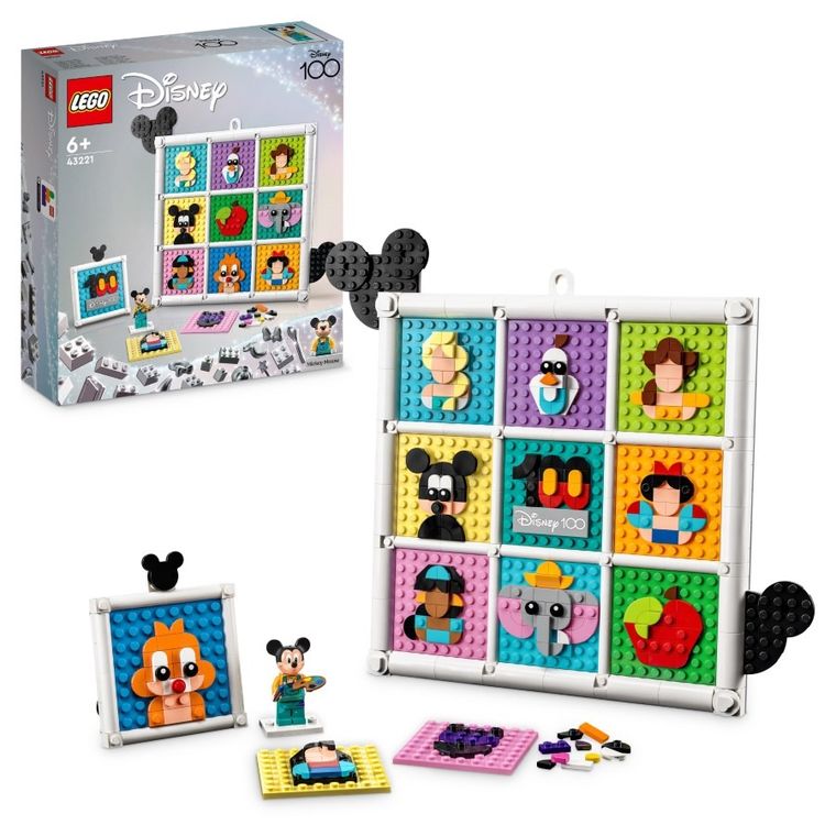 LEGO Disney, 100 de ani de figuri emblematice de animatie Disney, 43221