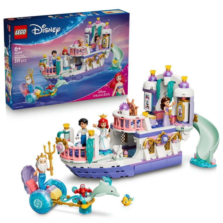 LEGO Disney Princess, Barca nuntii regale a lui Ariel, 43299