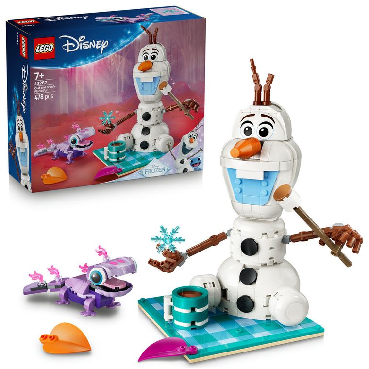 LEGO Disney Princess, Distractie la picnic cu Olaf si Bruni, 43287