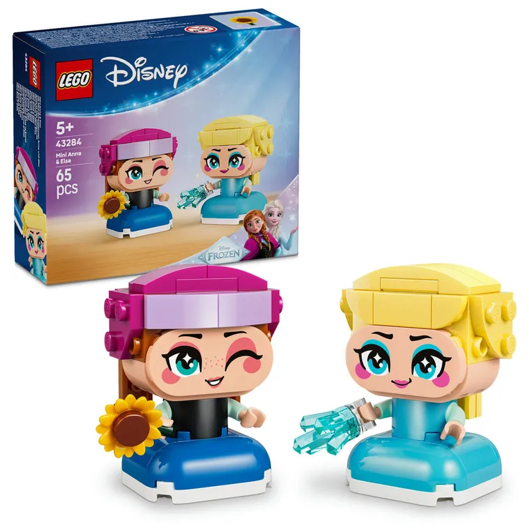 LEGO Disney Princess, Miniprintesele Anna si Elsa, 43284
