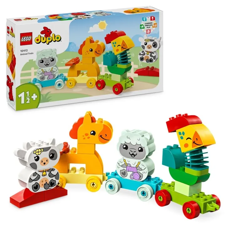 LEGO DUPLO, Tren cu animale, 10412