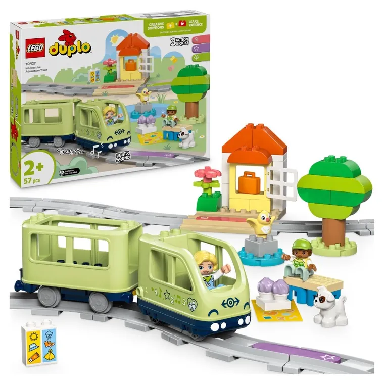 LEGO DUPLO, Tren de aventura interactiv, 10427