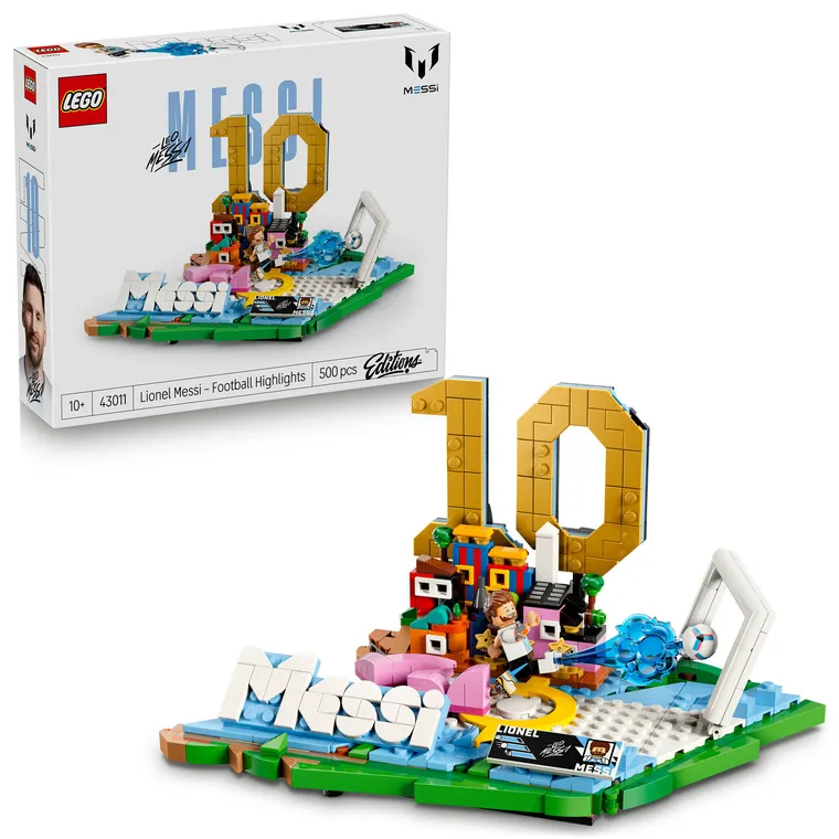LEGO Editions Football, Lionel Messi - Momente importante din fotbal, 43011