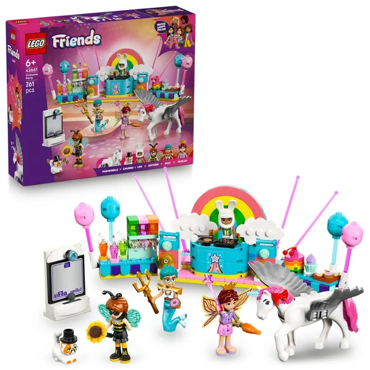 LEGO Friends, Bal mascat cu unicornul si zana, 42661