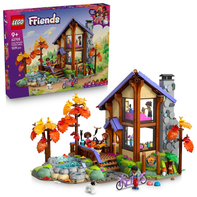 LEGO Friends, Cabana primitoare in padure toamna, 42705