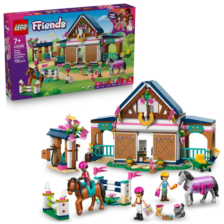 LEGO Friends, Grajd de cai si academie de echitatie, 42688