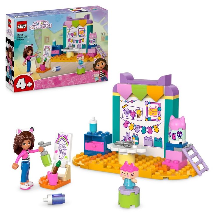LEGO Gabby's Dollhouse, Creatii mestesugite cu Bebe Cutiuta, 10795