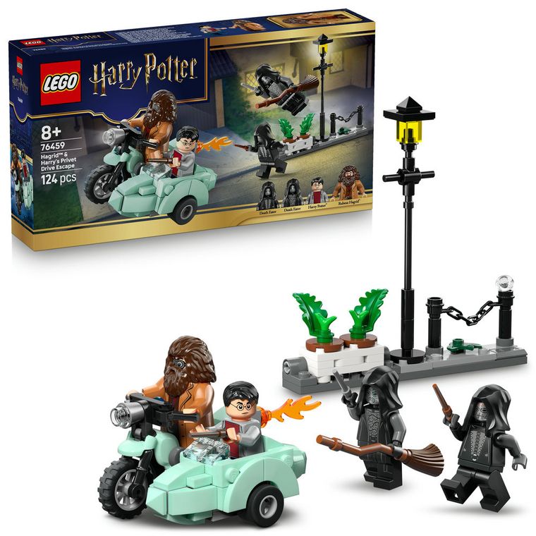 LEGO Harry Potter, Hagrid si Harry in fuga de pe Aleea Boschetelor, 76459