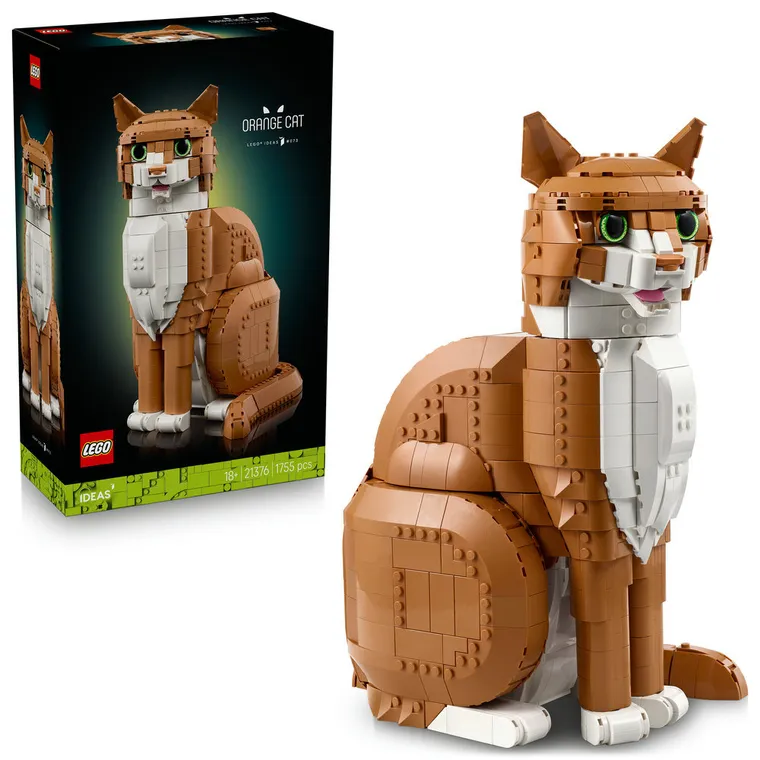 LEGO Ideas, Pisica portocalie, 21376