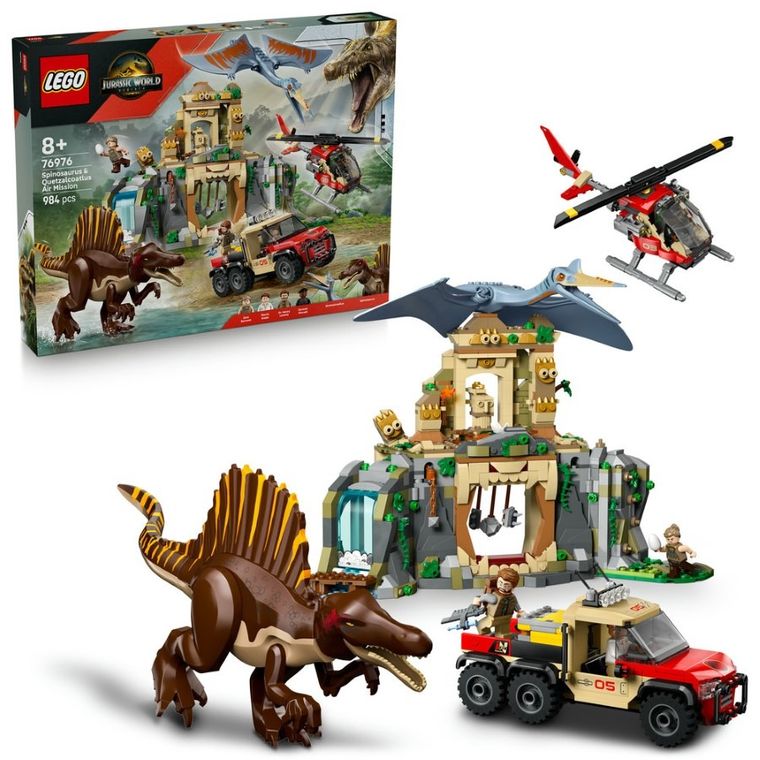 みりゅー LEGO Jurassic World, Misiune aeriana cu Spinosaurus si