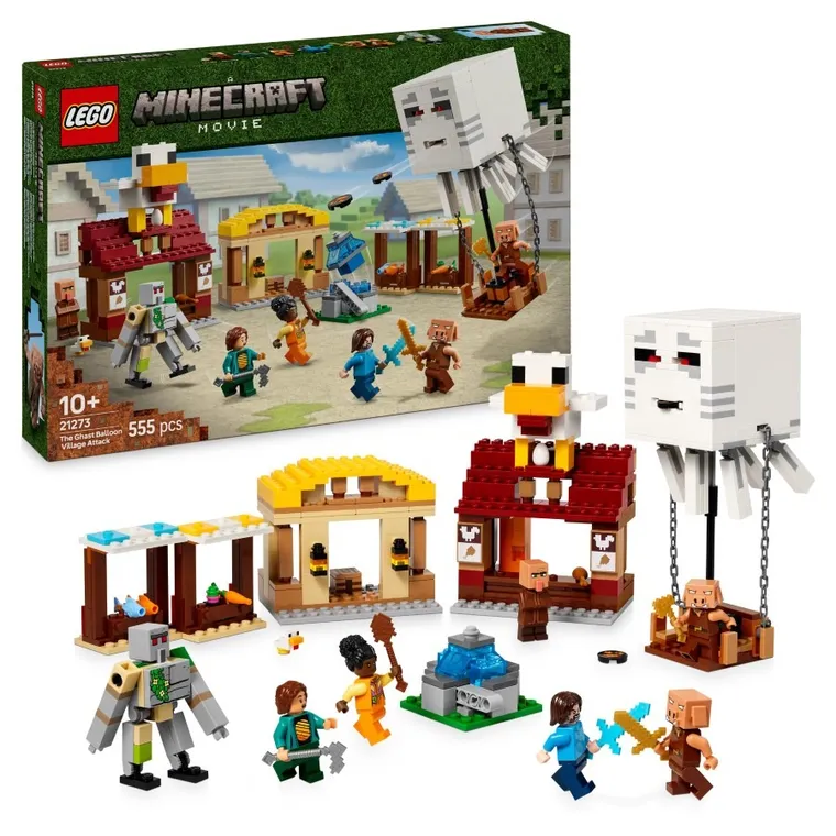 LEGO Minecraft, Atacul baloanelor Ghast asupra satului, 21273