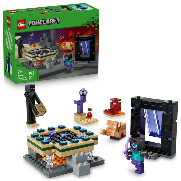 LEGO Minecraft, Calatorie prin portalurile Nether si End, 21584