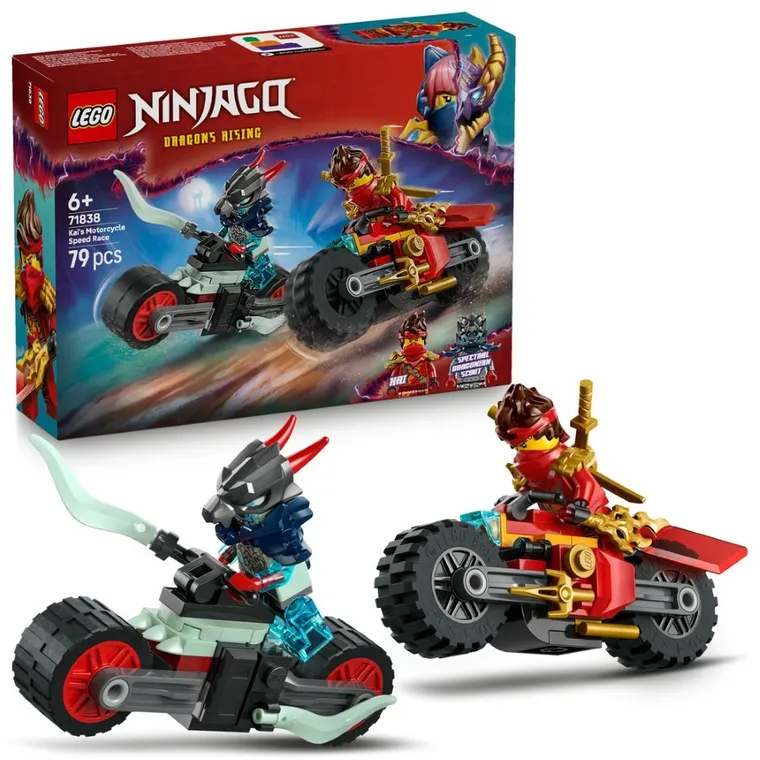 LEGO Ninjago, Cursa de viteza cu motocicleta lui Kai, 71838