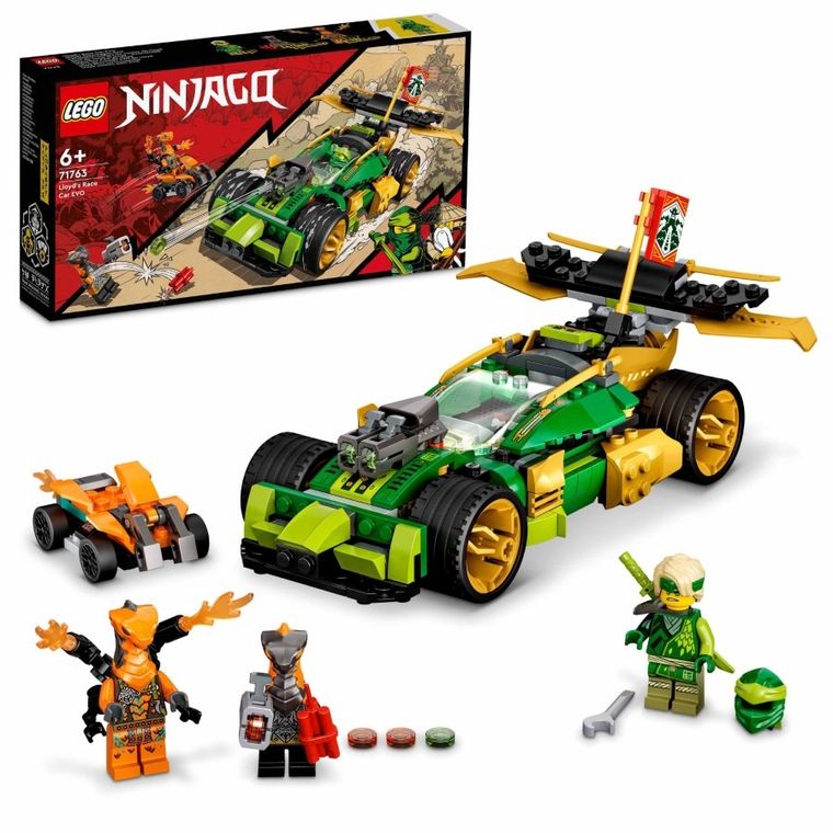 miさん専用！ LEGO NINJAGO, Masina de curse EVO a lui Lloyd, 71763 - smyk.ro