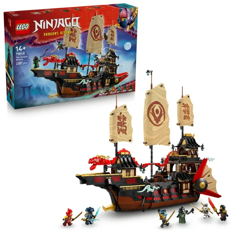 LEGO Ninjago, Nava Bounty a Templului, 71848