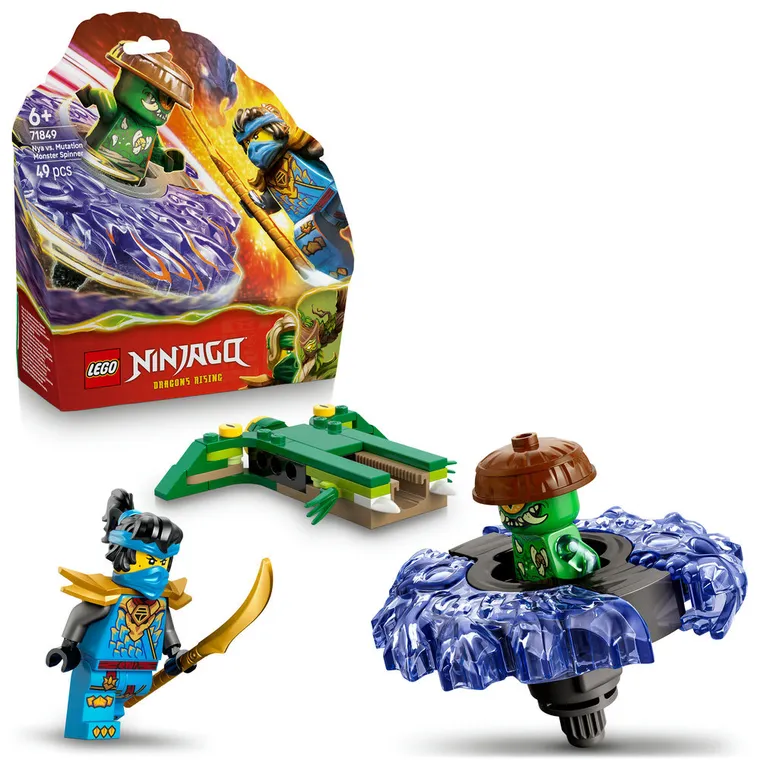 LEGO NINJAGO, Nya vs Spinnerul monstru cu mutatii, 71849