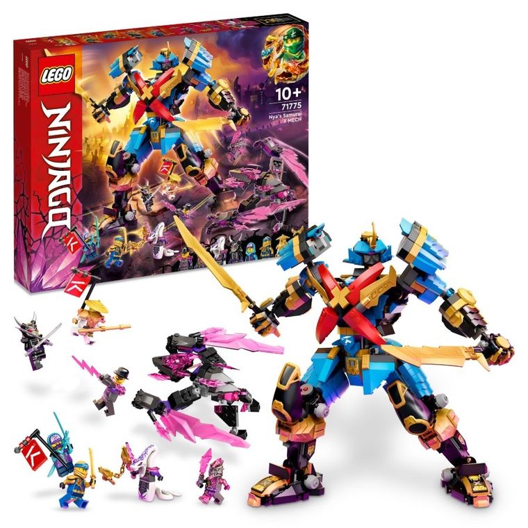 LEGO NINJAGO, ROBOTUL Samurai X al lui Nya, 71775 - smyk.ro