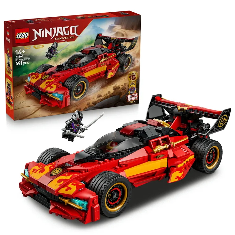 LEGO NINJAGO, X-1 Ninja Charger la a 15-a aniversare, 71867