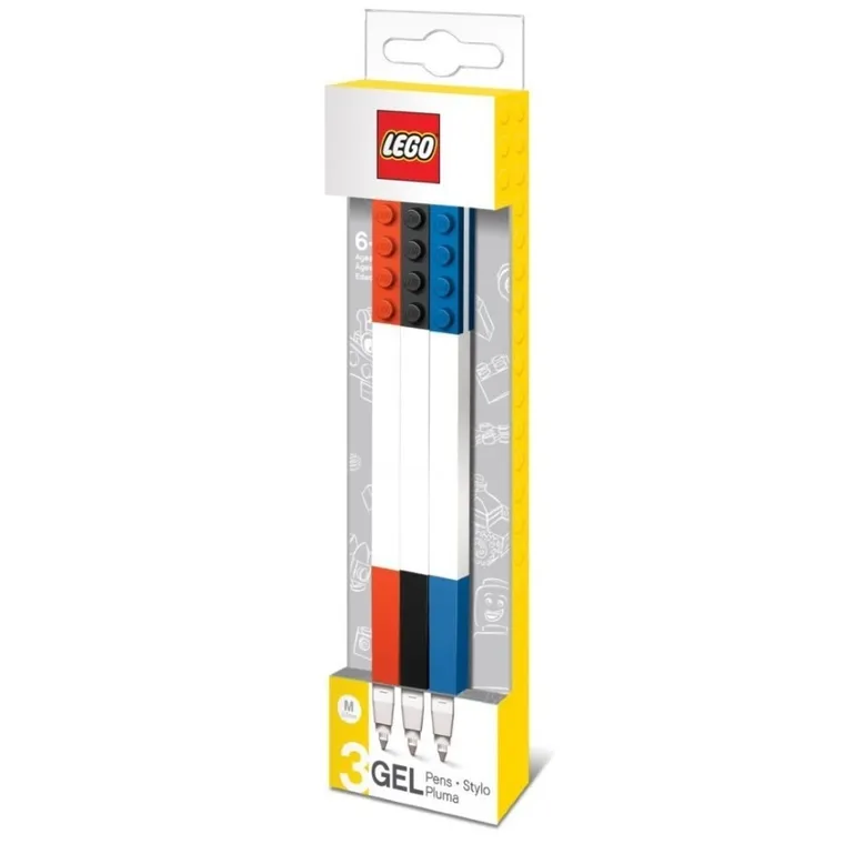 LEGO, pixuri cu gel, 3 culori