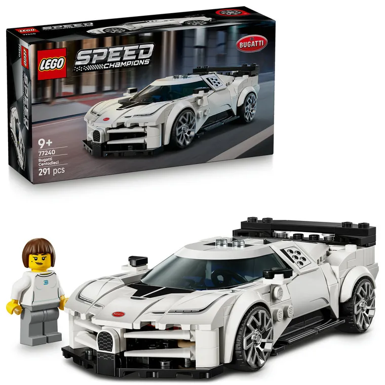 LEGO Speed Champions, Hipermasina sport Bugatti Centodieci, 77240