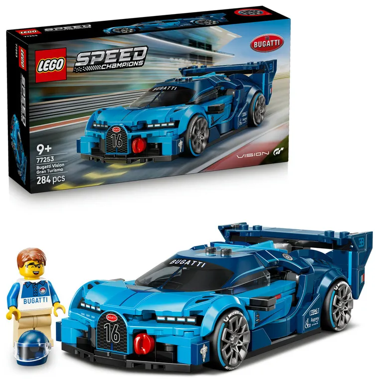 LEGO Speed Champions, Hipermasina sport Bugatti Vision GT, 77253