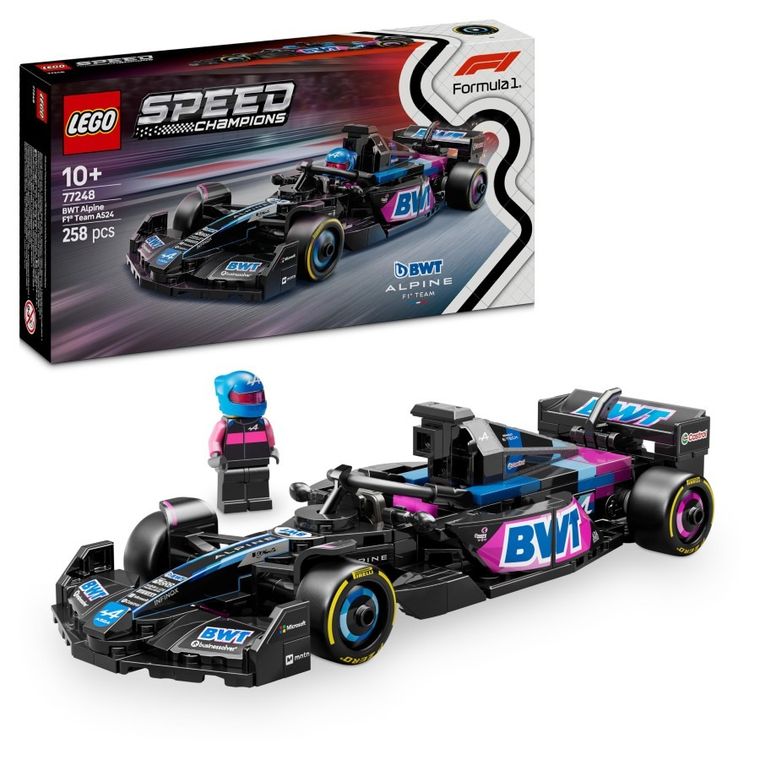 LEGO Speed Champions, Masina de curse BWT Alpine F1 Team A524, 77248