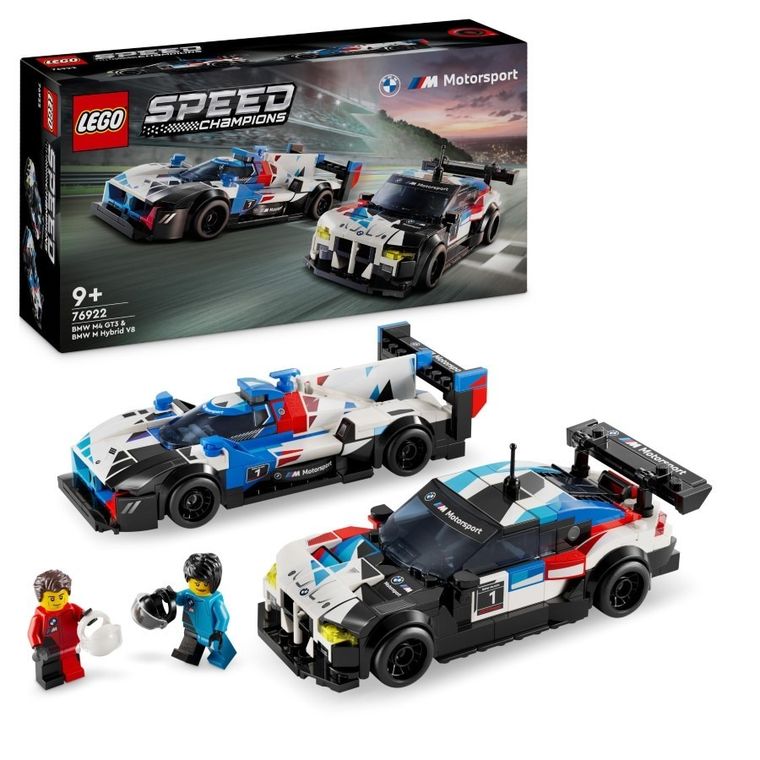 LEGO Speed Champions, Masini de curse BMW M4 GT3 si BMW M Hybrid