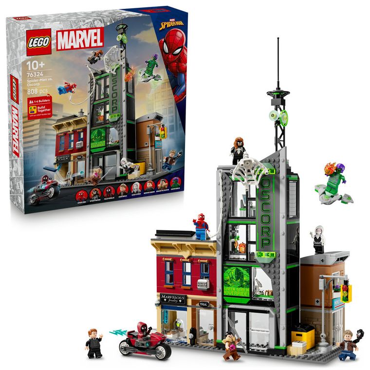 LEGO Super Heroes, Omul-Paianjen vs Oscorp, 76324