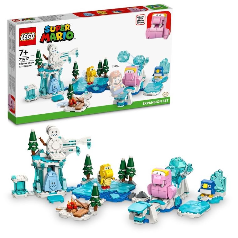 LEGO Super Mario, Set de extindere Morsel si aventura lui in zapada, 71417