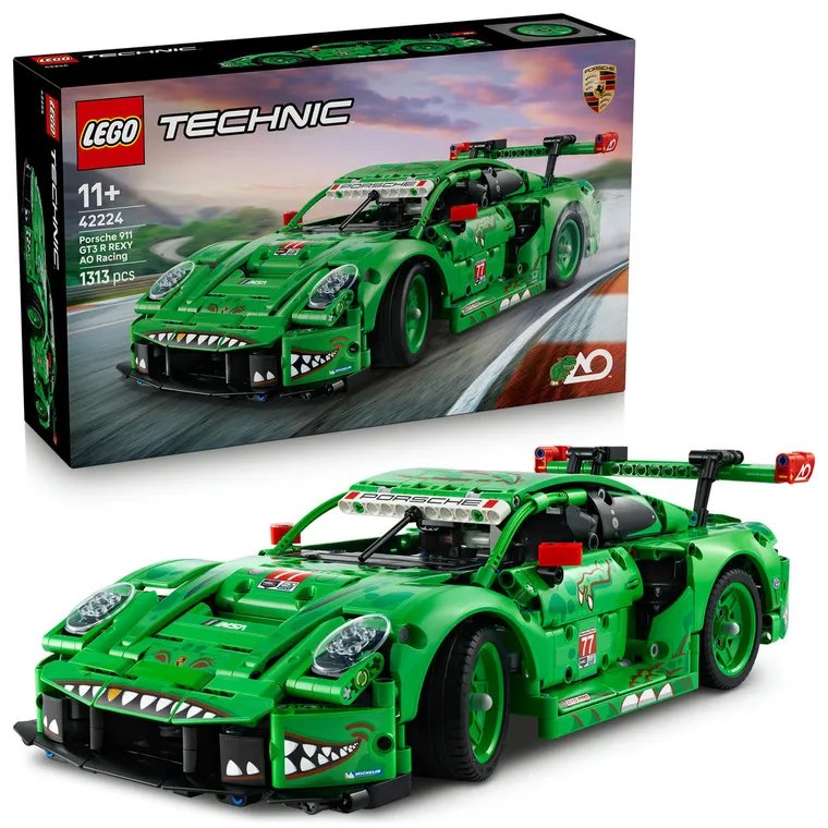 LEGO Technic, Masina Porsche 911 GT3 R REXY AO Racing, 42224