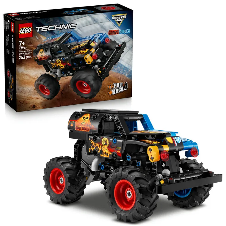 LEGO Technic, Monster Jam Grave Digger Foc si gheata, 42219