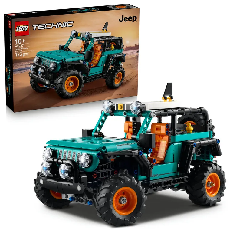 LEGO Technic, SUV-ul Jeep Wrangler Rubicon, 42227