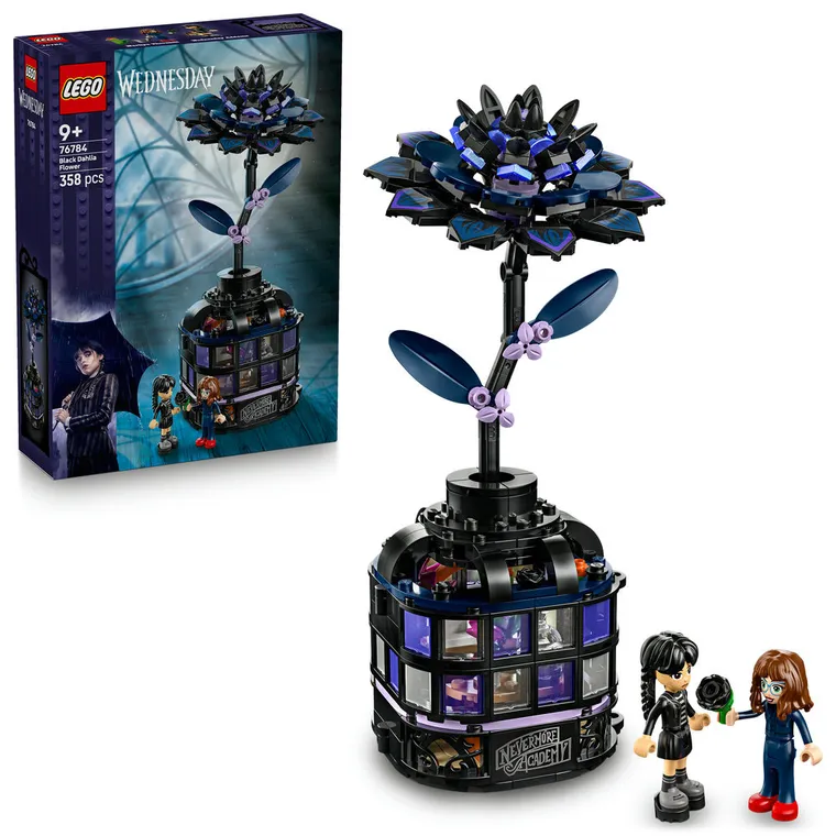 LEGO Wednesday, Floare de dalie neagra, 76784