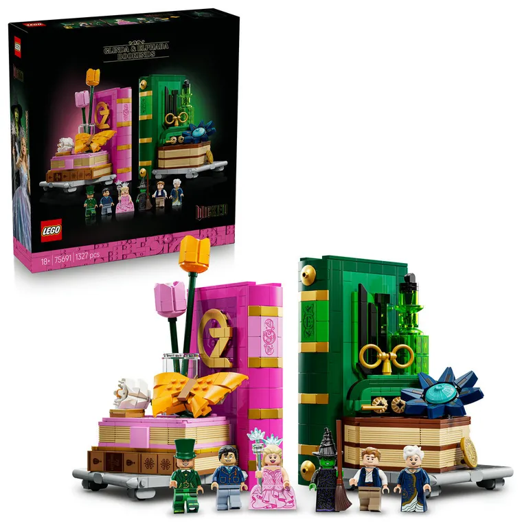LEGO Wicked, Opritoare de carti Glinda si Elphaba, 75691