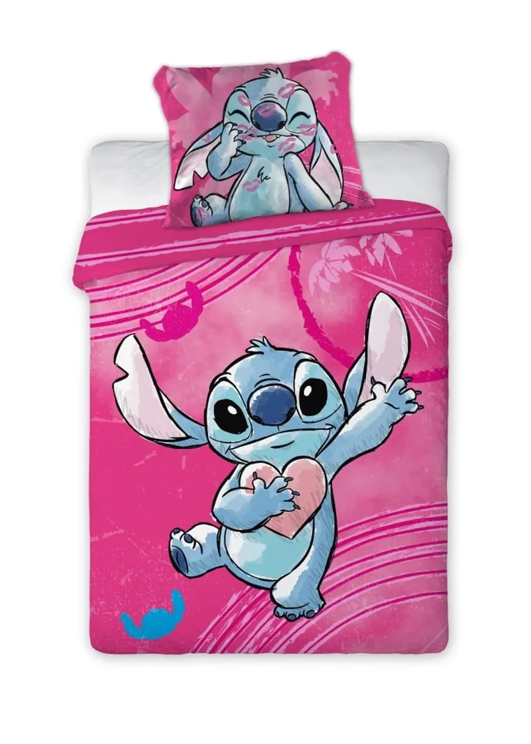 Lilo si Stitch set lenjerie de pat single, 100-135 cm
