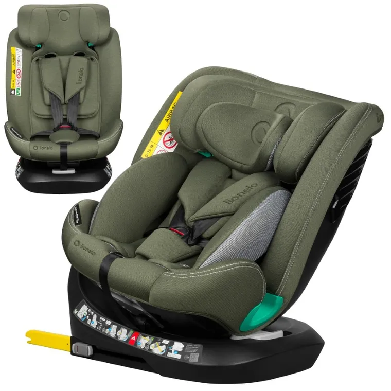 Lionelo, Bastiaan One, scaun auto, Green Olive, 40-150 cm