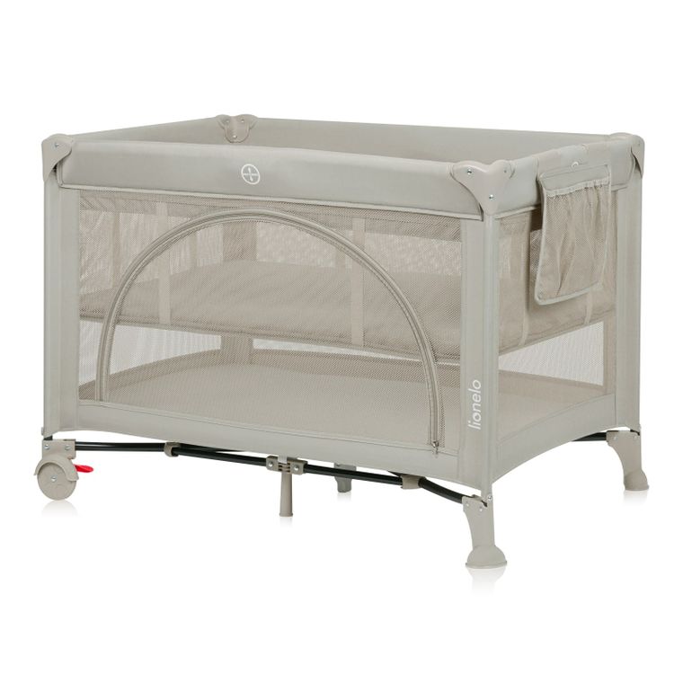 Lionelo, Laura, patut de calatorie compact 2in1, Beige Sand