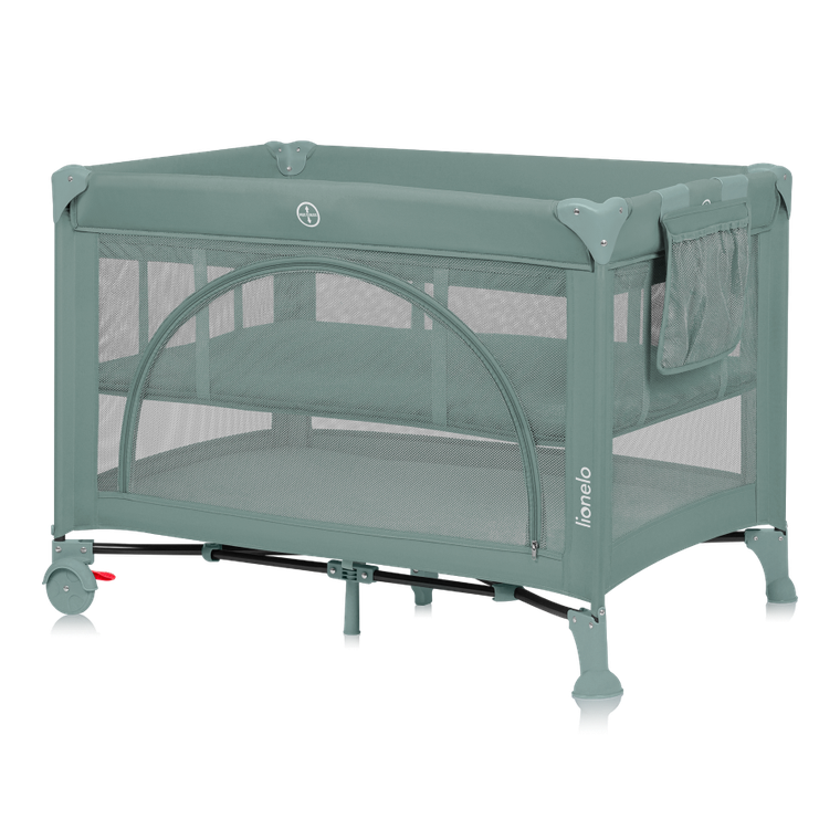 Lionelo, Laura, patut de volaj compact 2in1, Green Sage