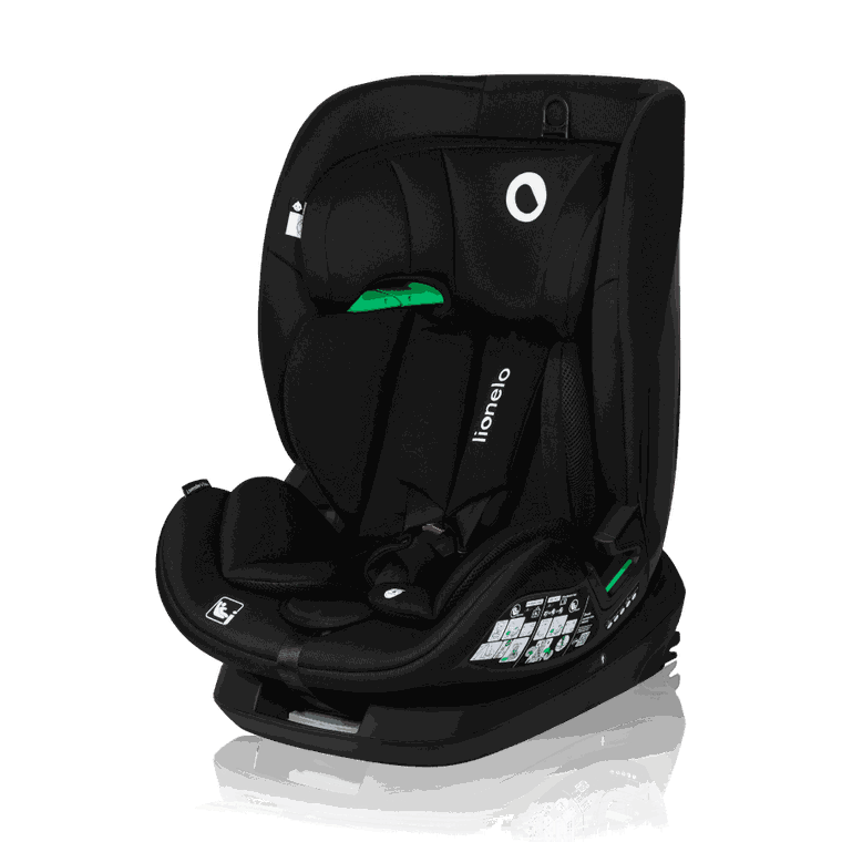 Lionelo, Lavender I-Size, scaun auto, Black Carbon, 76-150 cm