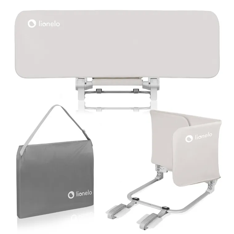 Lionelo, Lora, bariera de siguranta pentru patut, Beige Sand