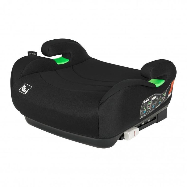 Lionelo, Luuk Fix, I-size, scaun auto, 125-150 cm, Black Carbon