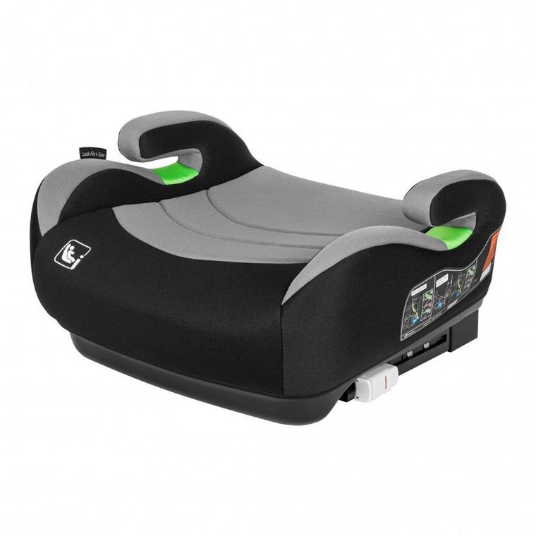 Lionelo, Luuk Fix, I-size, scaun auto, 125-150 cm, Grey Stone