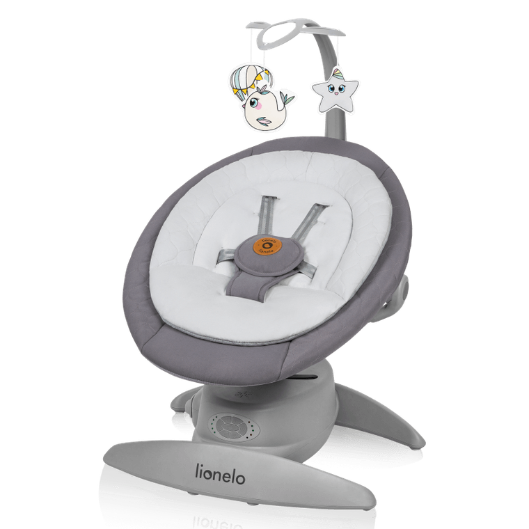Lionelo, Mell, leagan ergonomic, Grey Stone